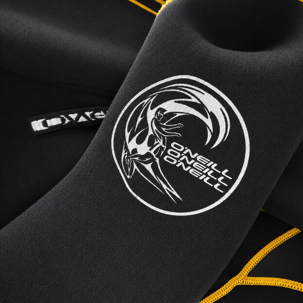 O'Neill Reactor II 2mm Springsuit Mens M Back Zip Wetsuit + Rash Guard Yellow - Picture 7 of 16